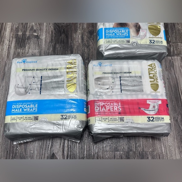 Disposable Male Dog Diapers - Picture 3 of 3